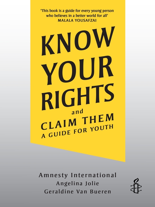 Title details for Know Your Rights by Angelina Jolie - Available